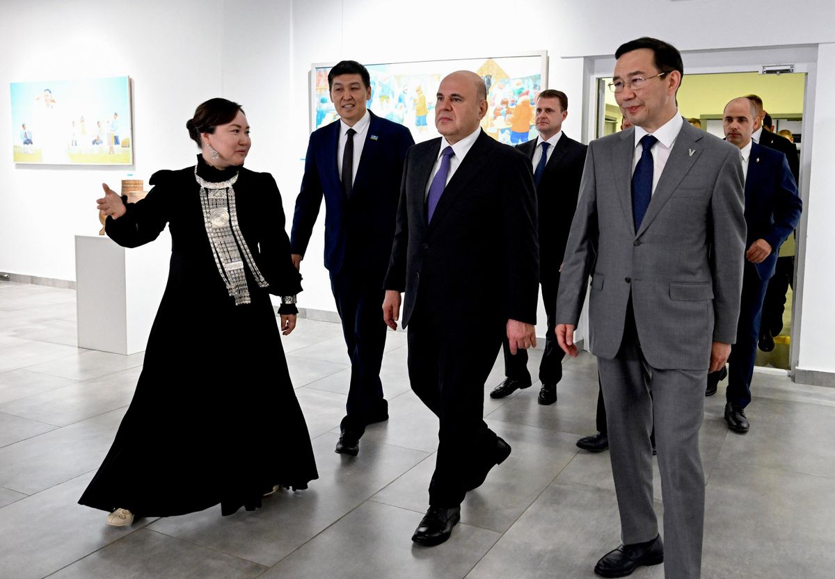 Визит Председателя Правительства Михаила Мишустина в креативный кластер Квартал труда в Якутске Визит Председателя Правительства Михаила Мишустина в креативный кластер Квартал труда в Якутске