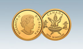 Канада выпускает 10-долларовую монету с изображением инуксуит и куллика