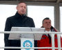 Governor of St. Petersburg Alexander Beglov during the launch of the Severny Polyus ice-resistant self-propelled platform (Project 00903) in St. Petersburg