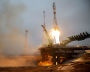 A Soyuz-2.1B rocket launches the Arktika-M spacecraft from the Baikonur Cosmodrome