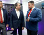 Alexander Loginov, Vice President and Director, North-West Macroregional Branch,  Rostelecom, and Murmansk Region Governor Andrei Chibis at the opening of the data processing center