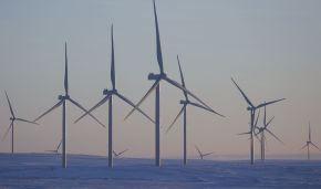 Кольская ветроэлектростанция (ВЭС) в Кольском районе Мурманской области