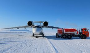 Russian specialists open airfield at Cape Baranov Ice Base on Severnaya Zemlya