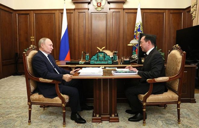 Встреча с главой Республики Саха (Якутия) Айсеном Николаевым