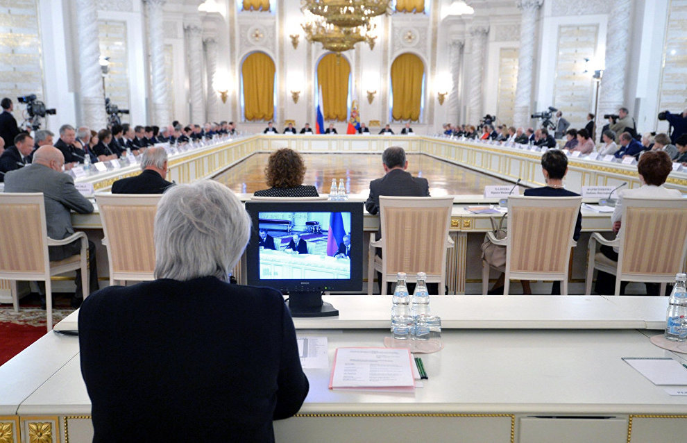 Заседание совета по межнациональным отношениям и совета по русскому языку