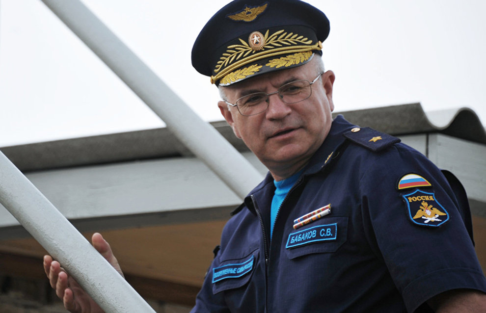 Начальник зенитных ракетных войск ВВС генерал-майор Сергей Бабаков