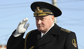 Командующий флотом адмирал Владимир Королев