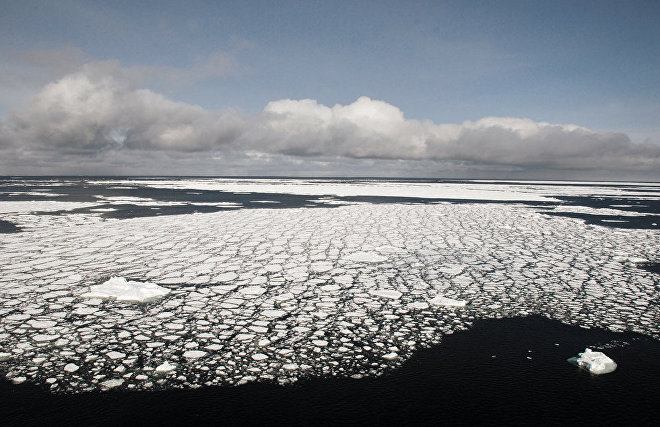 The ice boundary in the Kara Sea has moved by almost one thousand kilometers in 35 years