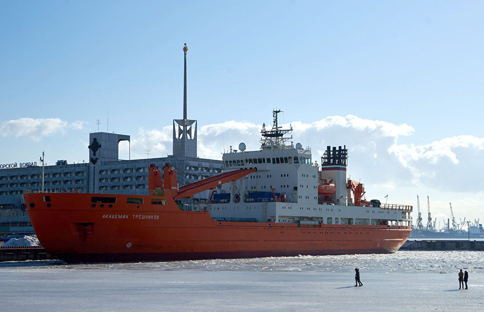 Российско-американская экспедиция выполнила работы на 34 океанографических станциях в Северном Ледовитом океане