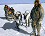 Evenks from the town of Yessei in the Evenk Autonomous Area above the Arctic Circle