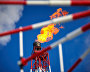 Газовый факел морской нефтедобывающей платформы «Приразломная»