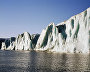 The glacier’s wall is to produce an iceberg in several days