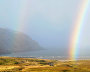 Двойная радуга на побережье Кольского полуострова. Октябрь 2015 года