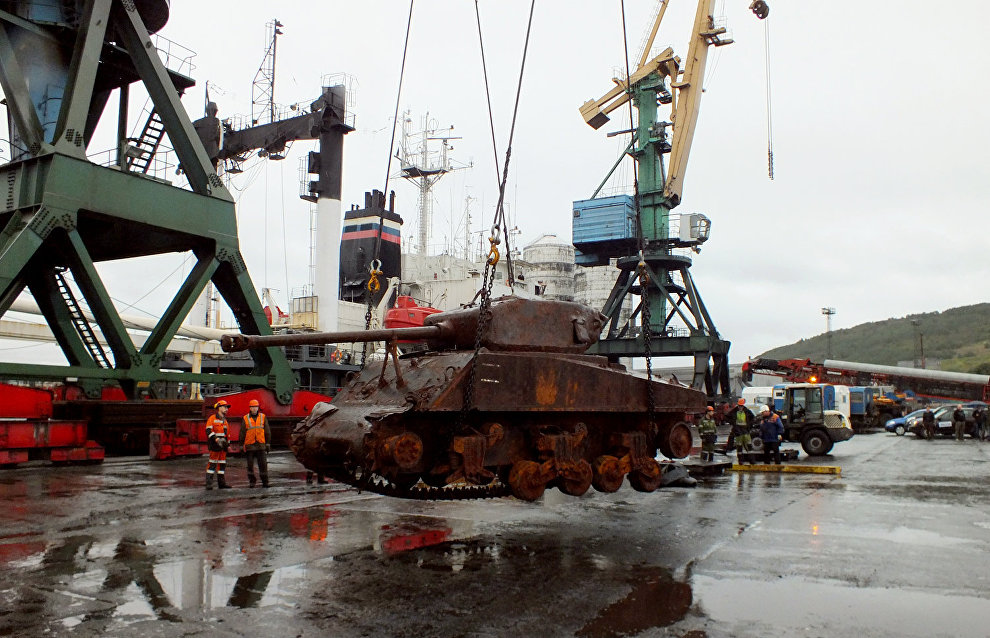 Севфлот в 2016 году поднял со дна арктических морей рекордное число военной техники времен ВОВ