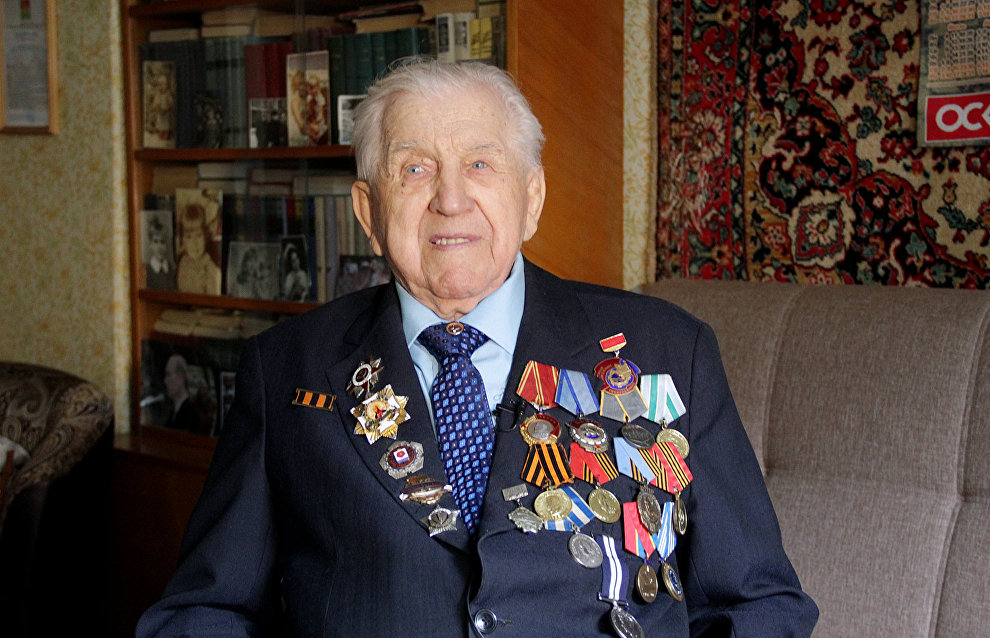 Special award: Pavel Lapshinov, holder of the British Order of King George VI