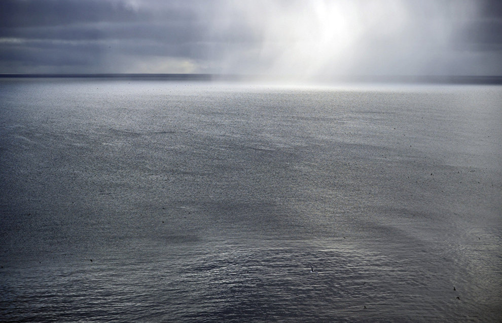 Погода над морем часто меняется. Новая Земля. 2015