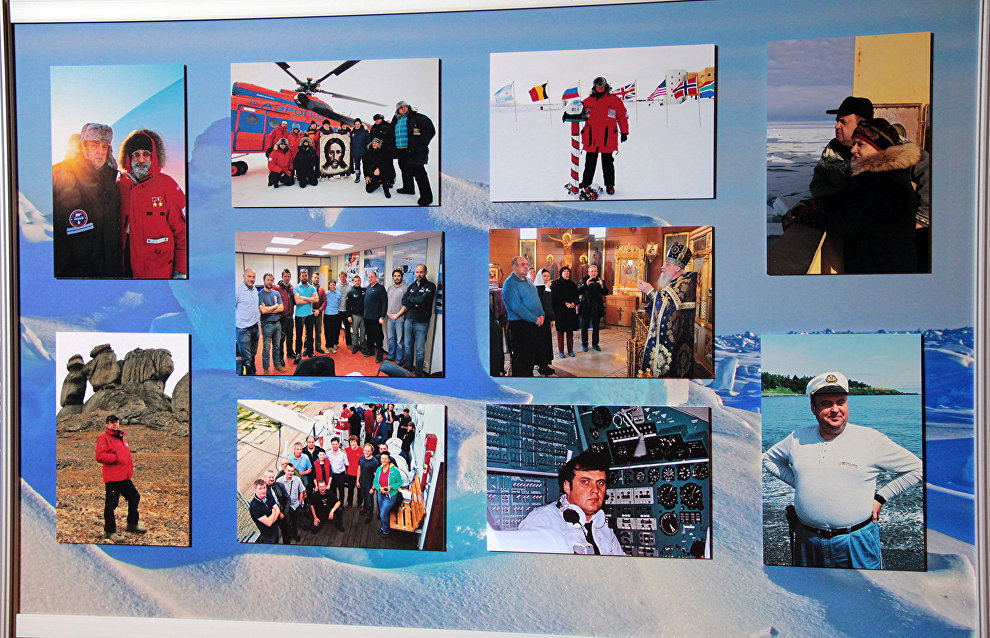 The Heroes of Arctic Ice photo exhibit took place as part of the meeting