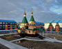 Cathedral of the Life-Giving Trinity in Sabetta workers' settlement in Yamal-Nenets Autonomous Area
