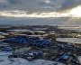Construction site of the Yamal LNG plant and the Sabetta sea port