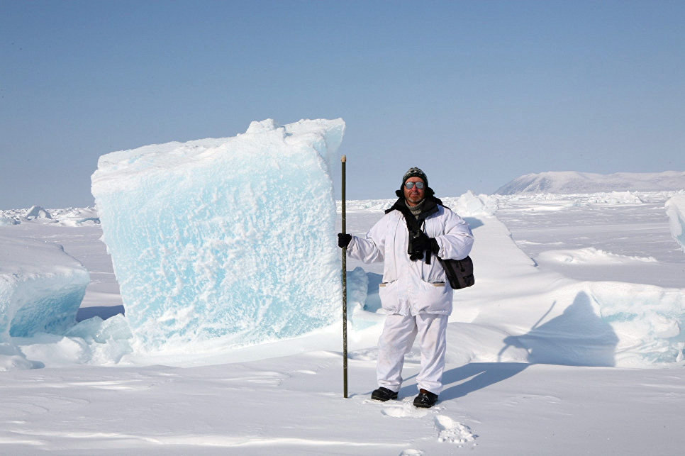 Ice observation, Wrangel Island, 2009