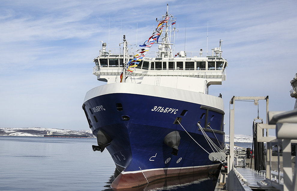 Elbrus logistics support ship joins Russia’s Northern Fleet