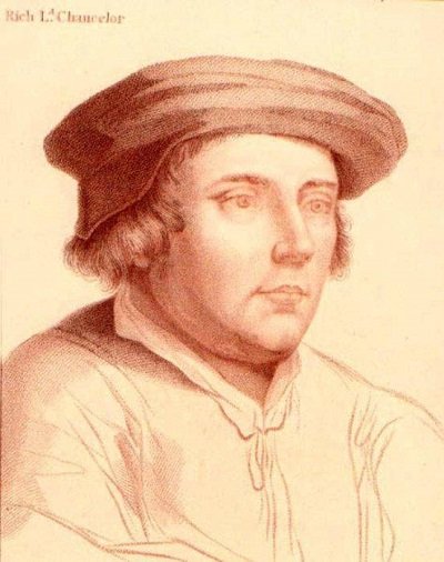 An engraved portrait of Richard Chancellor from a painting by Hans Holbein the Younger