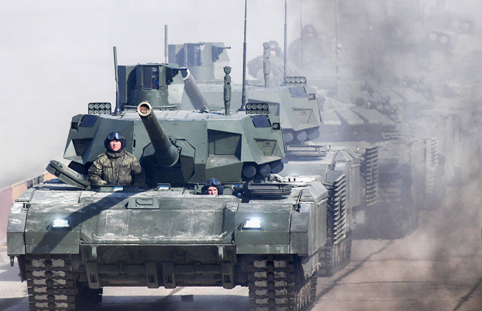 Russian military to test Armata tank in the Arctic