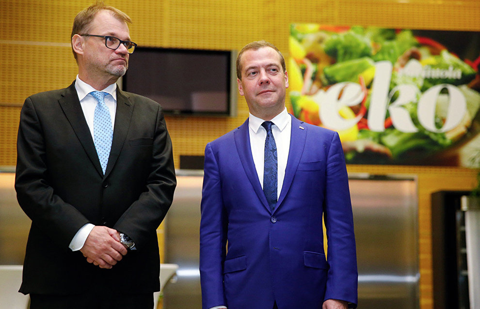 Медведев сообщил о совместных инициативах с Финляндией по улучшению экологии в Арктике