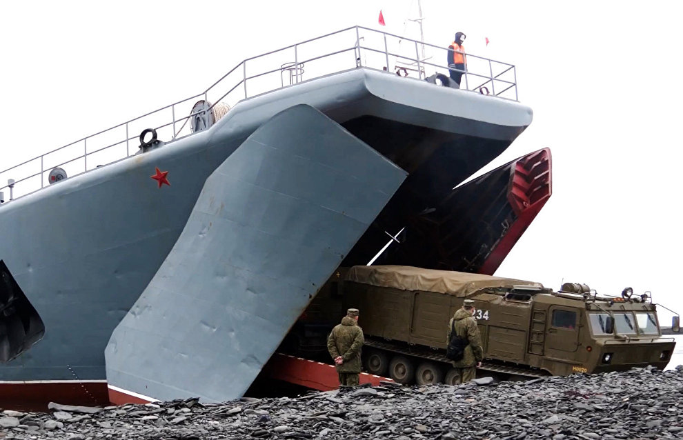 Объём военных перевозок в российской Арктике возрос втрое