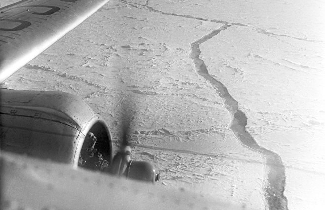 North Pole 7 station: 2,068 kilometers on drifting ice