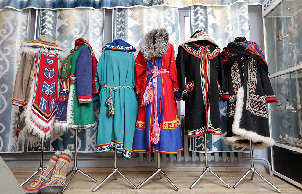 Clothes of indigenous northern people