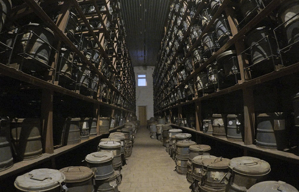A warehouse with a film archive