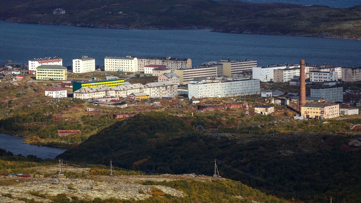 ЗАТО город Островной, расположенный на побережье Белого моря в Мурманской области