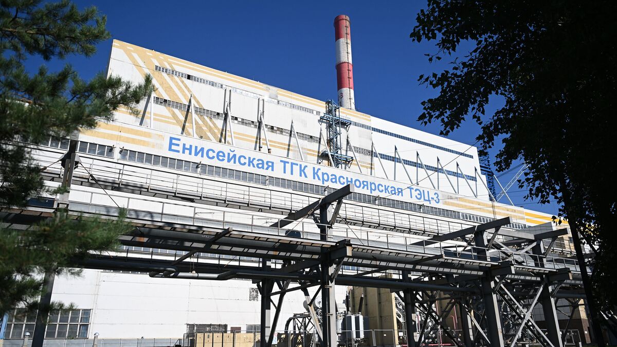 Тепловая электростанция ТЭЦ-3 в Красноярск