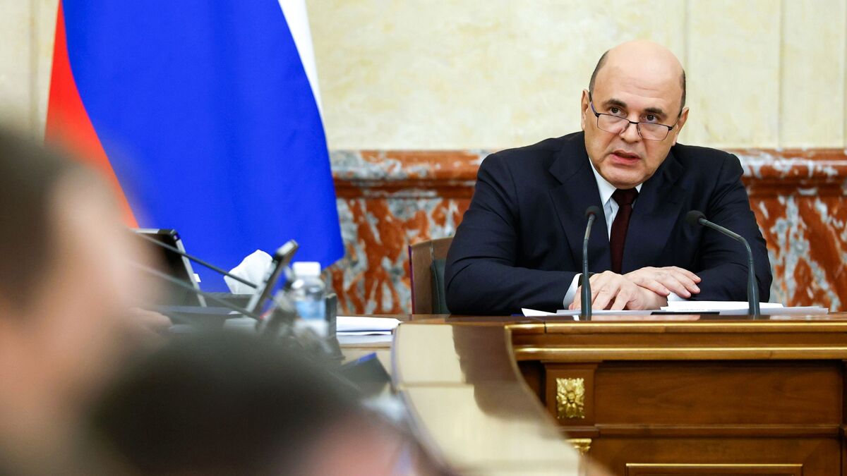 Председатель правительства РФ Михаил Мишустин проводит заседание кабинета министров РФ