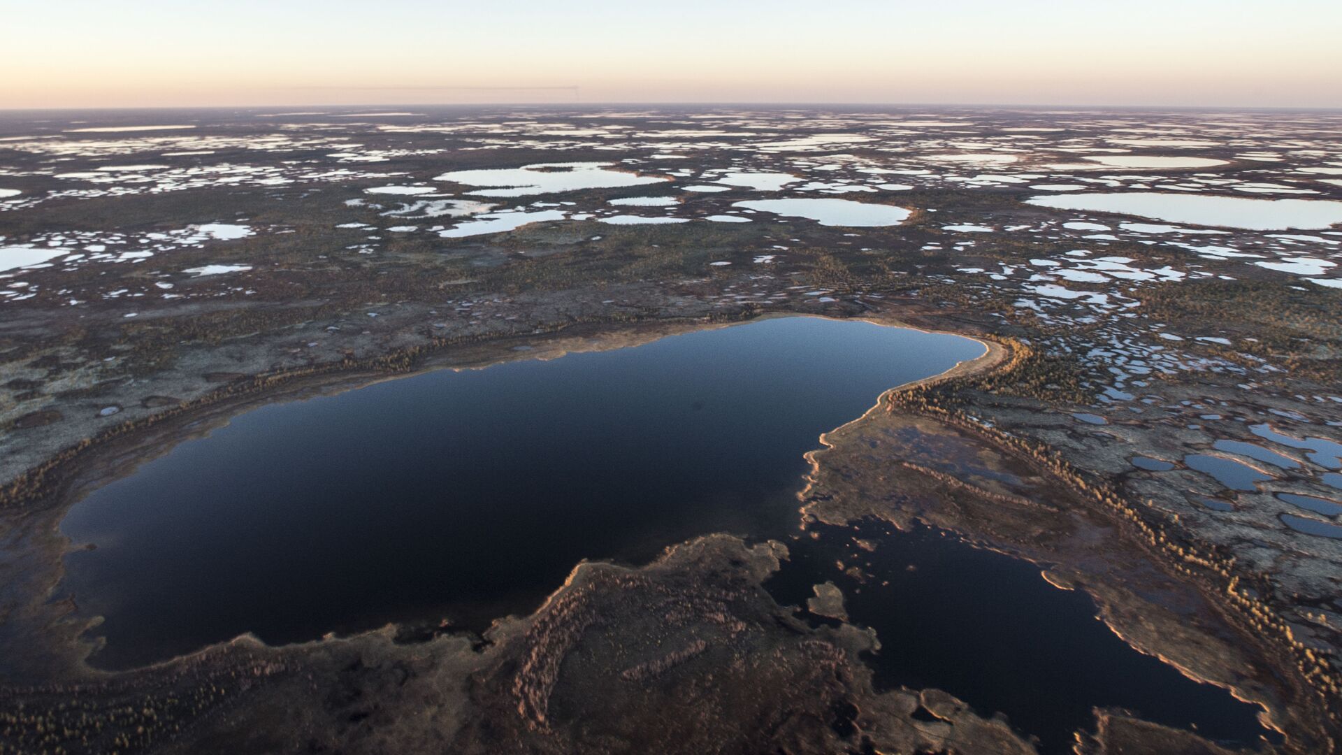 Равнина в Ямало-Ненецком автономном округе - РИА Новости, 1920, 22.01.2026