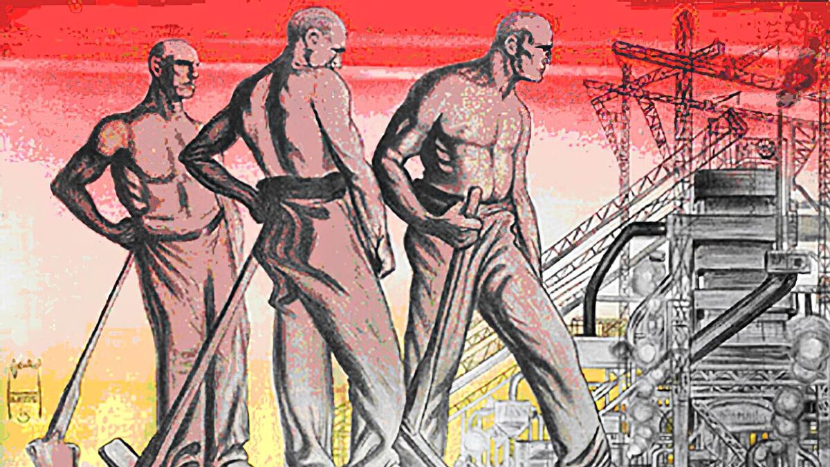 Афиша фильма по книге Бернхарда Келлермана Туннель. 1915 год