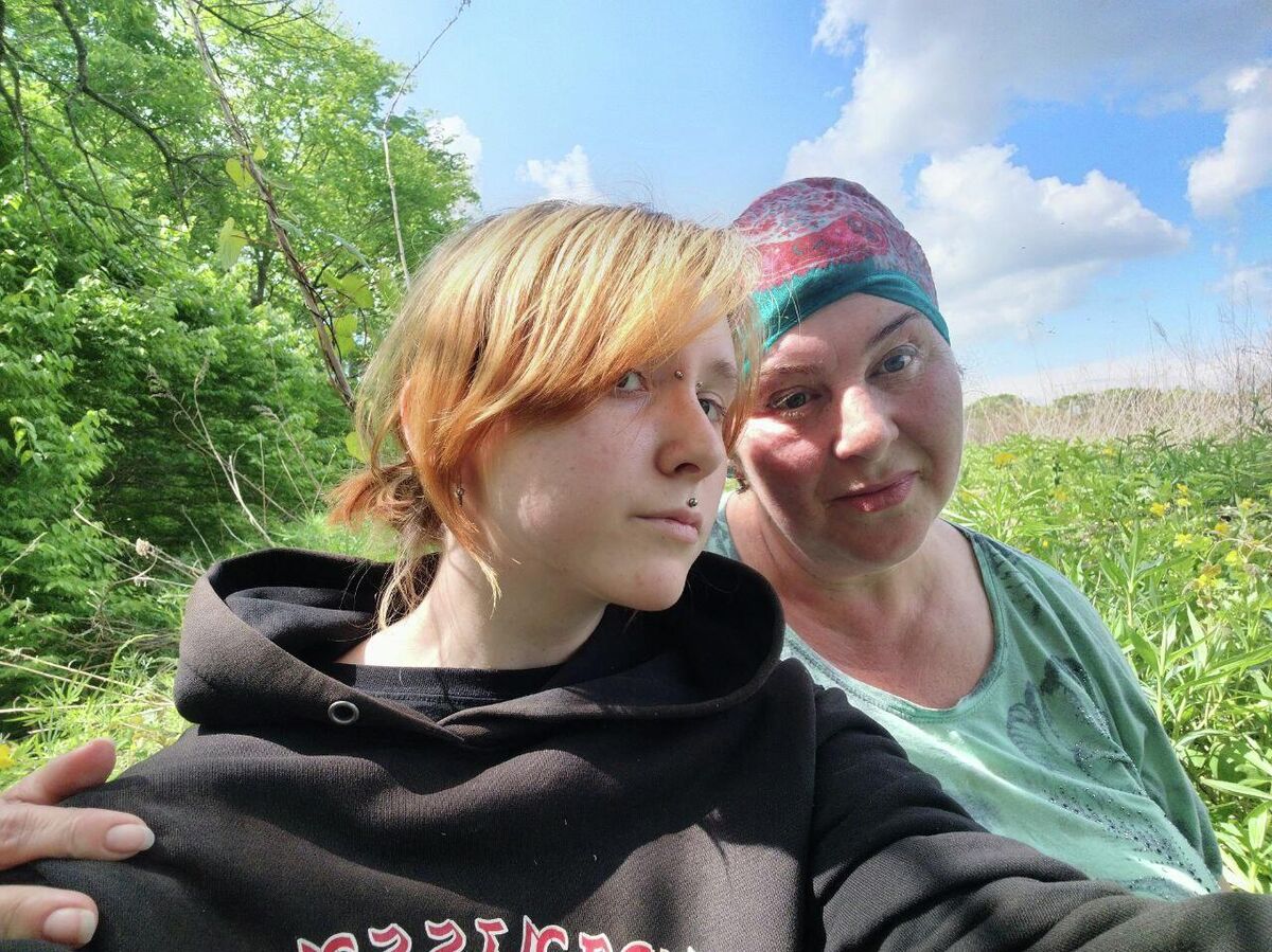 Участница программы Гектар Виктория Щёголева с дочерью