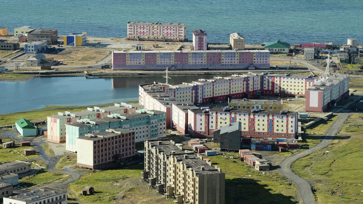 Многоквартирные дома в городе Певек