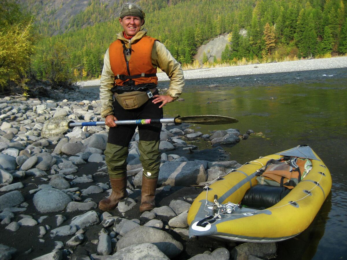 На Верхоянском хребте. Река Соболох-Маян