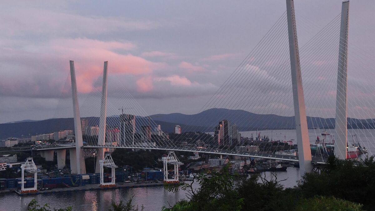 Вид на город Владивосток