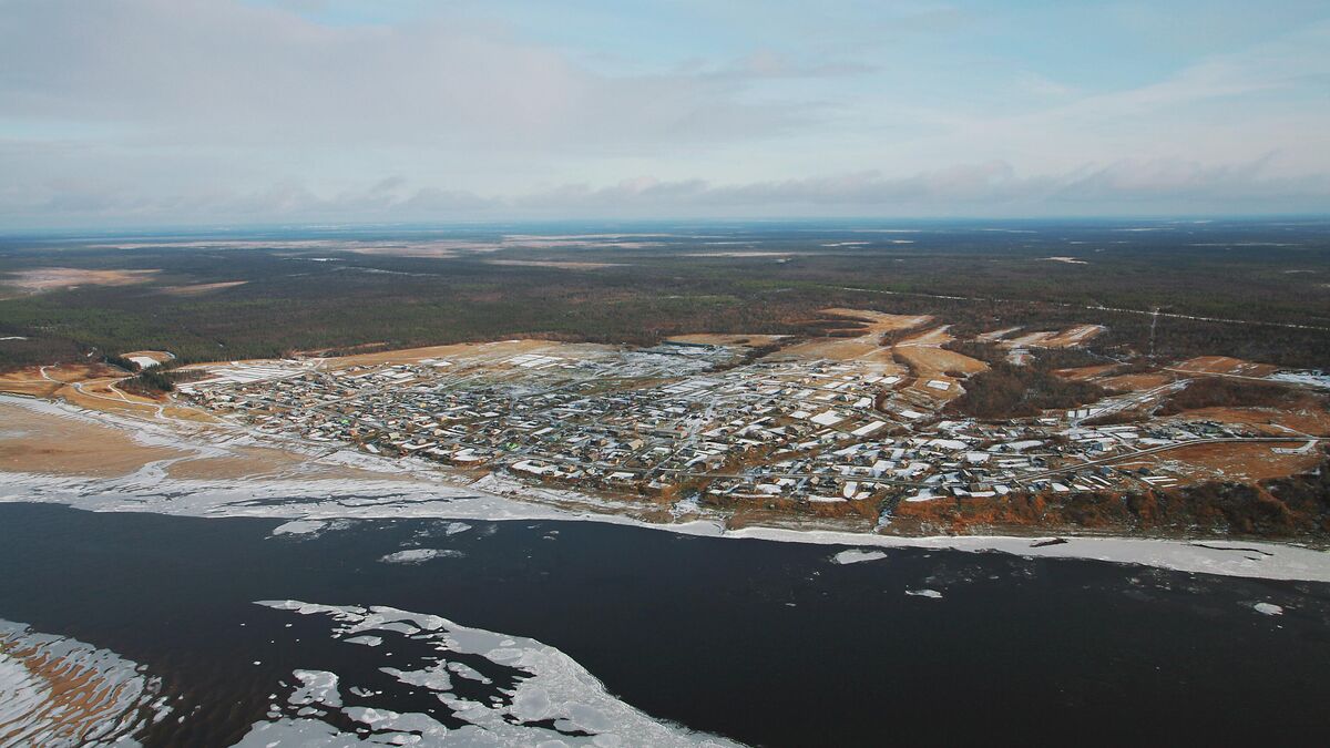 Село Усть-Уса в Республике Коми