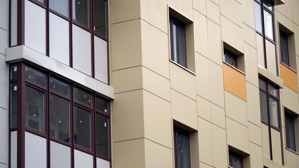 Строящийся жилой дом 