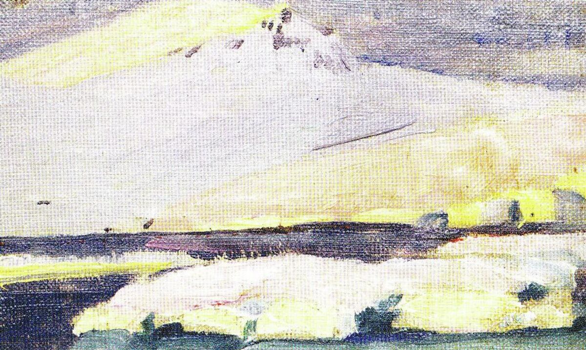 Н. В. Пинегин. Этюд. 1912, холст, масло.