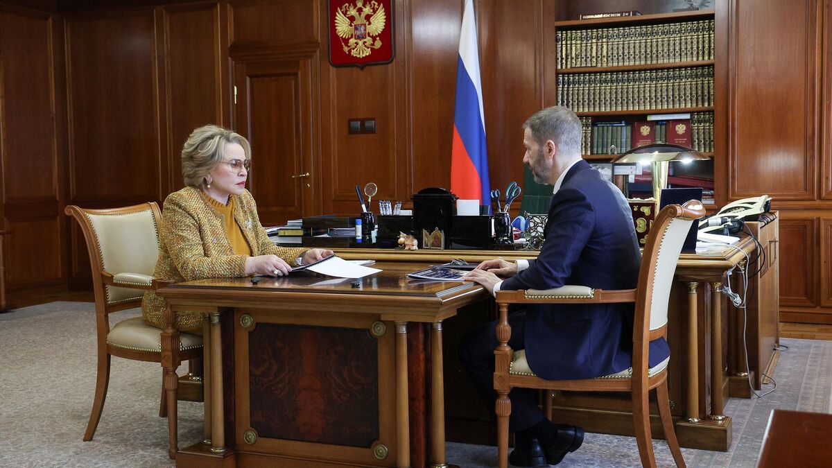 Встреча председателя Совета Федерации Валентины Матвиенко и губернатора Чукотского автономного округа Владислава Кузнецова
