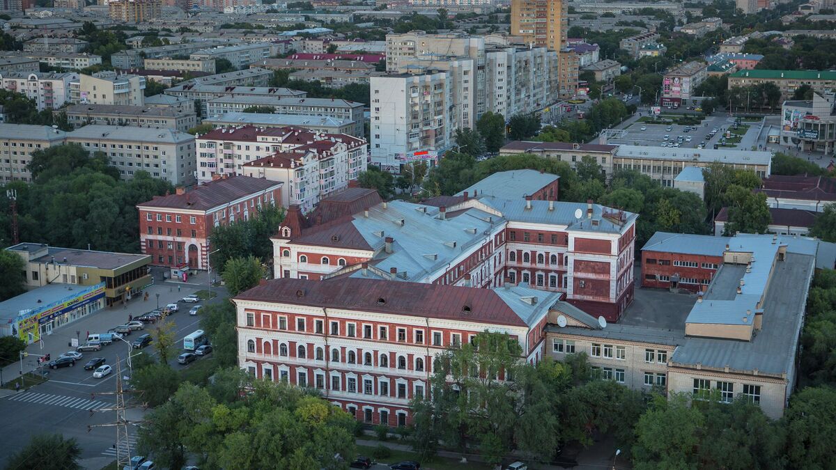 Вид на город Благовещенск в Амурской области