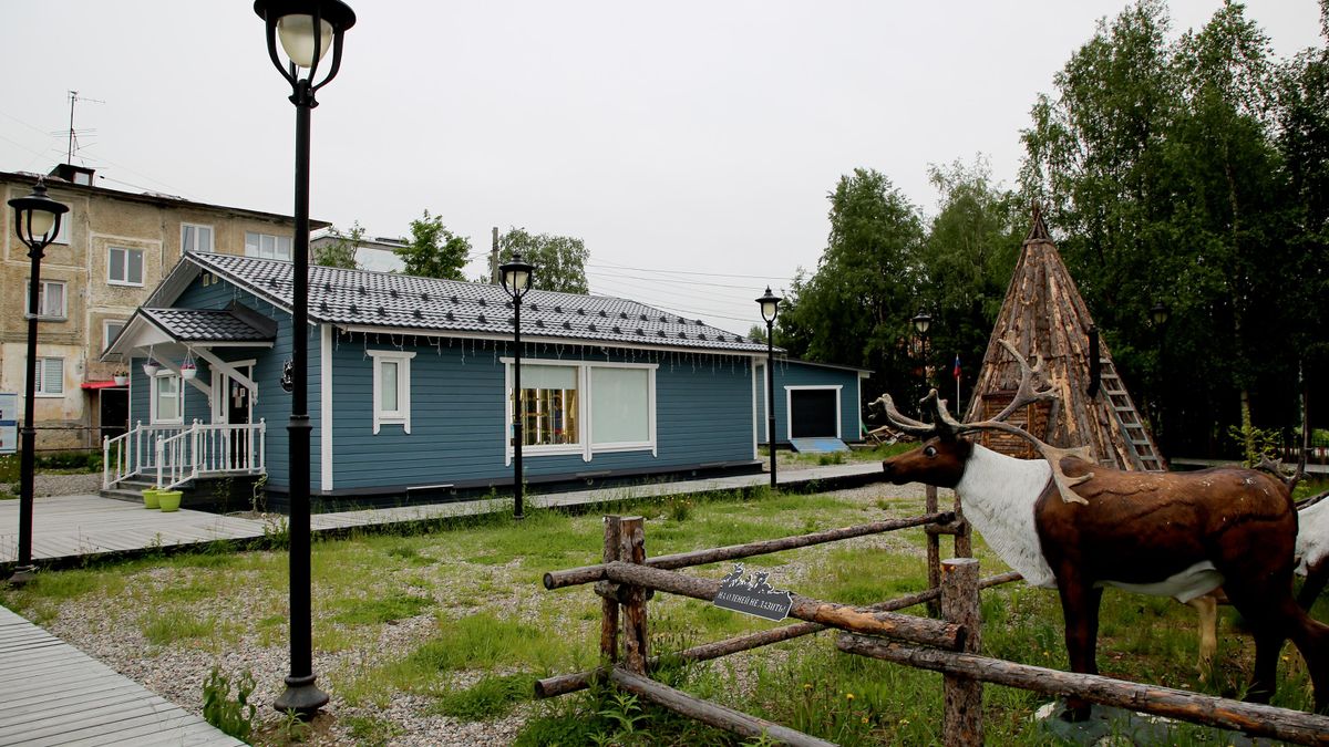 Этнографический саамский комплекс в посёлке Тулома Мурманской области