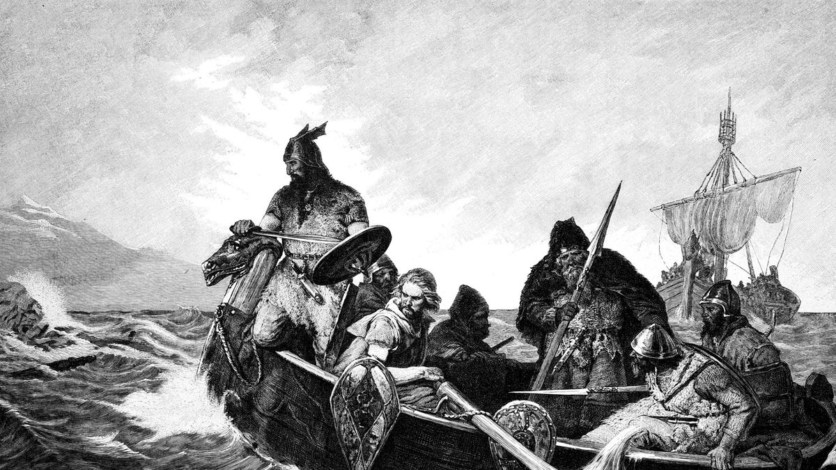 Норманы. Гравюра XIX в.