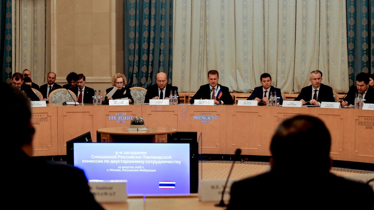 Представители Российской Федерации на девятом заседании Смешанной российско-таиландской комиссии по двустороннему сотрудничеству